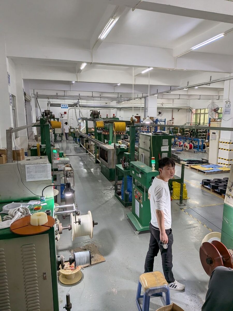 Cable production floor at GH Electronic