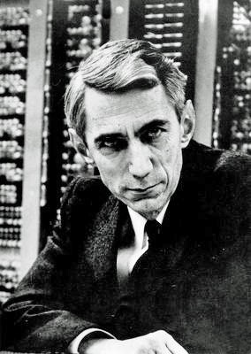 Portrait photograph of Claude Shannon