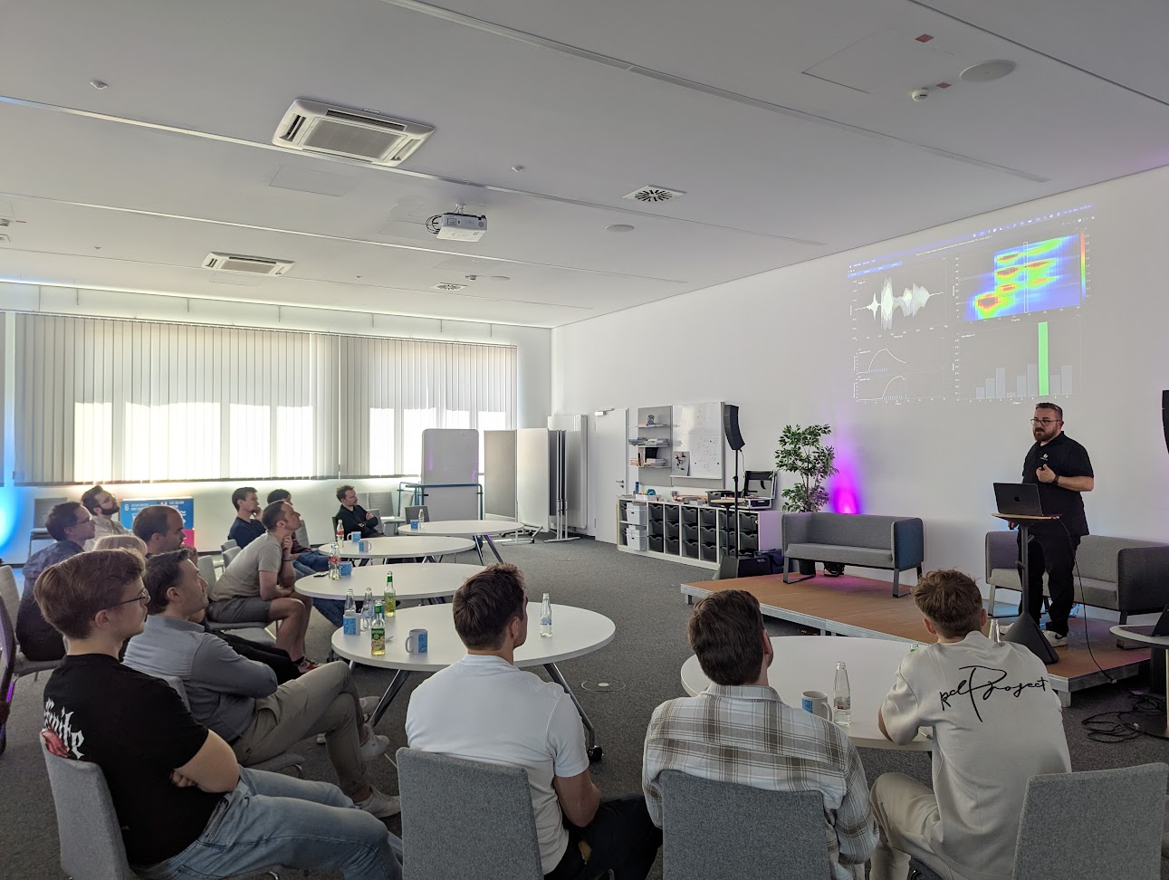 Real systems and real data – one of the practical examples on display