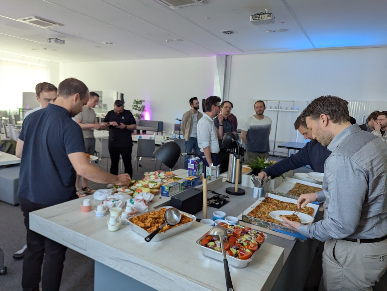 Lunch and the conversations that actually move projects forward