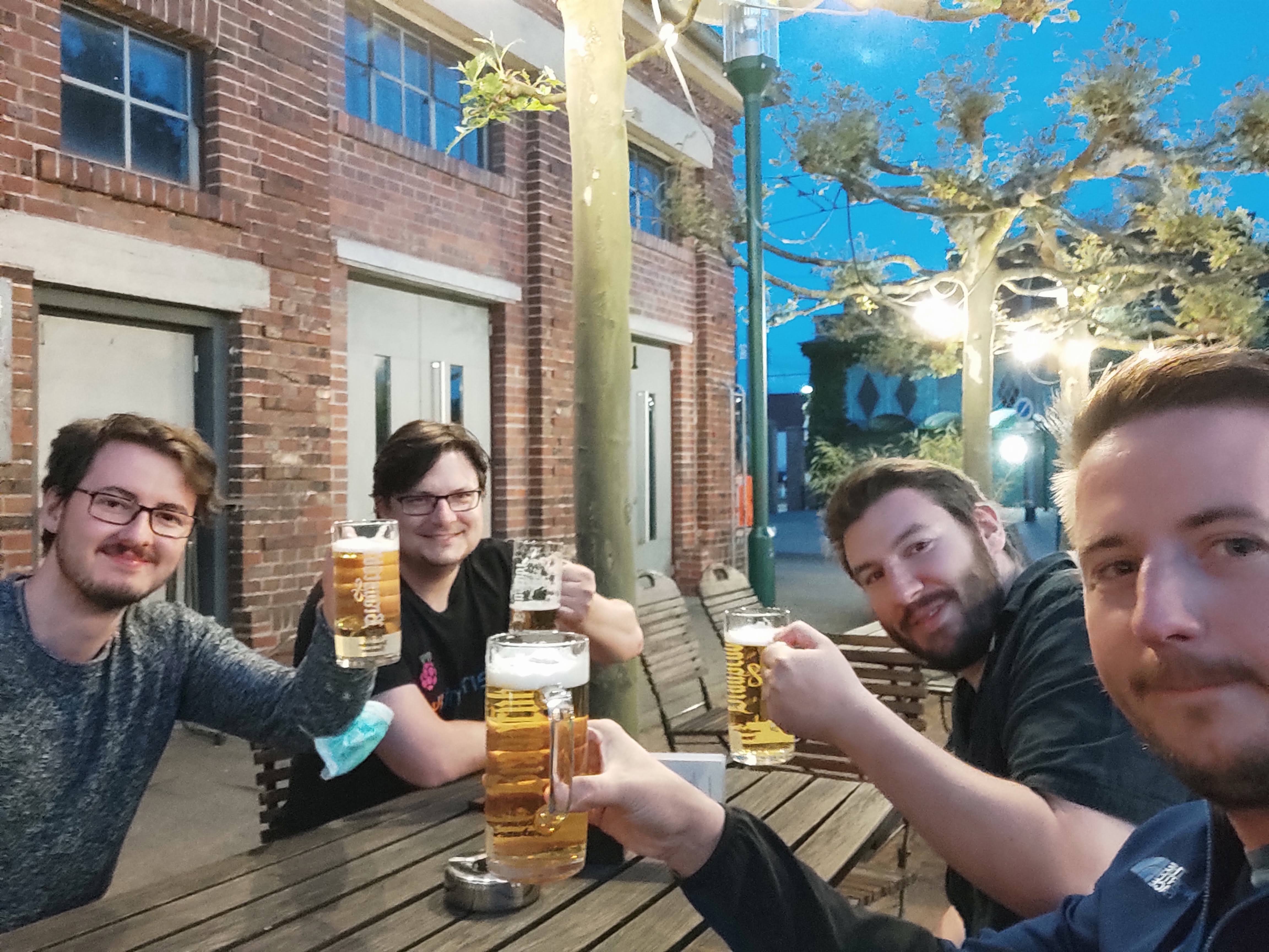 emBO++ social evening — the conversations here continue all the way through the programme
