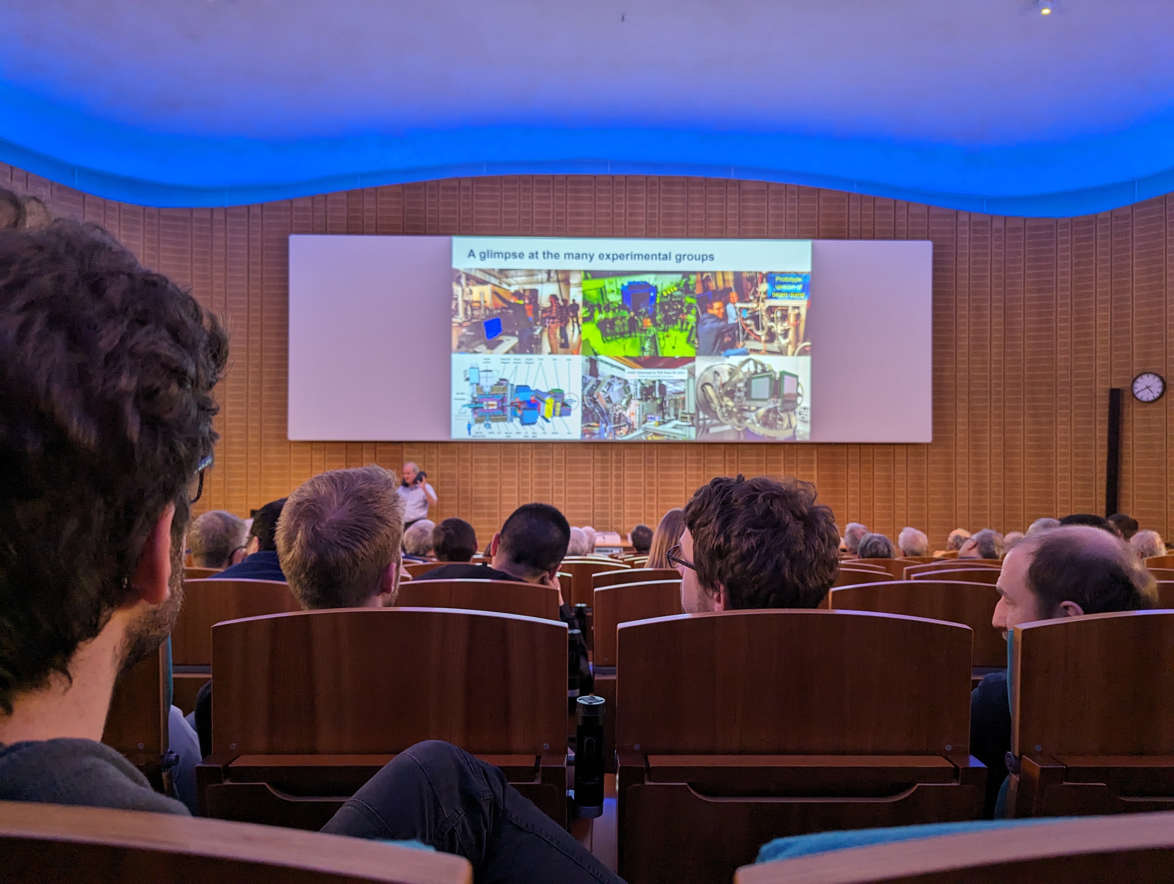 Inside a PANDA collaboration session — "a glimpse at the many experimental groups"