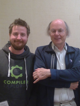 With Bjarne Stroustrup — Kona, 2019